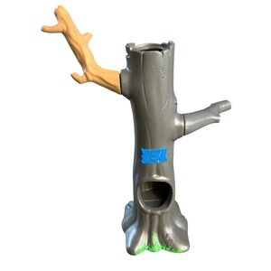 Vintage 1992 Kenner Littlest Pet Shop LPS Tree House Accessory Grey Tan Toy Tree